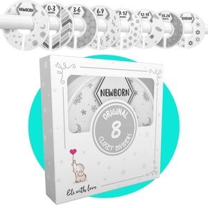 Baby Closet Size Dividers Grey